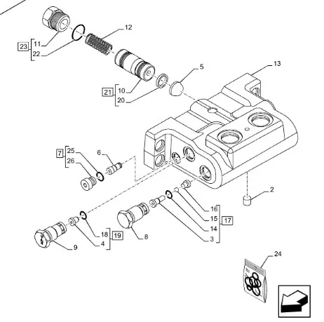87364598 - Клапан